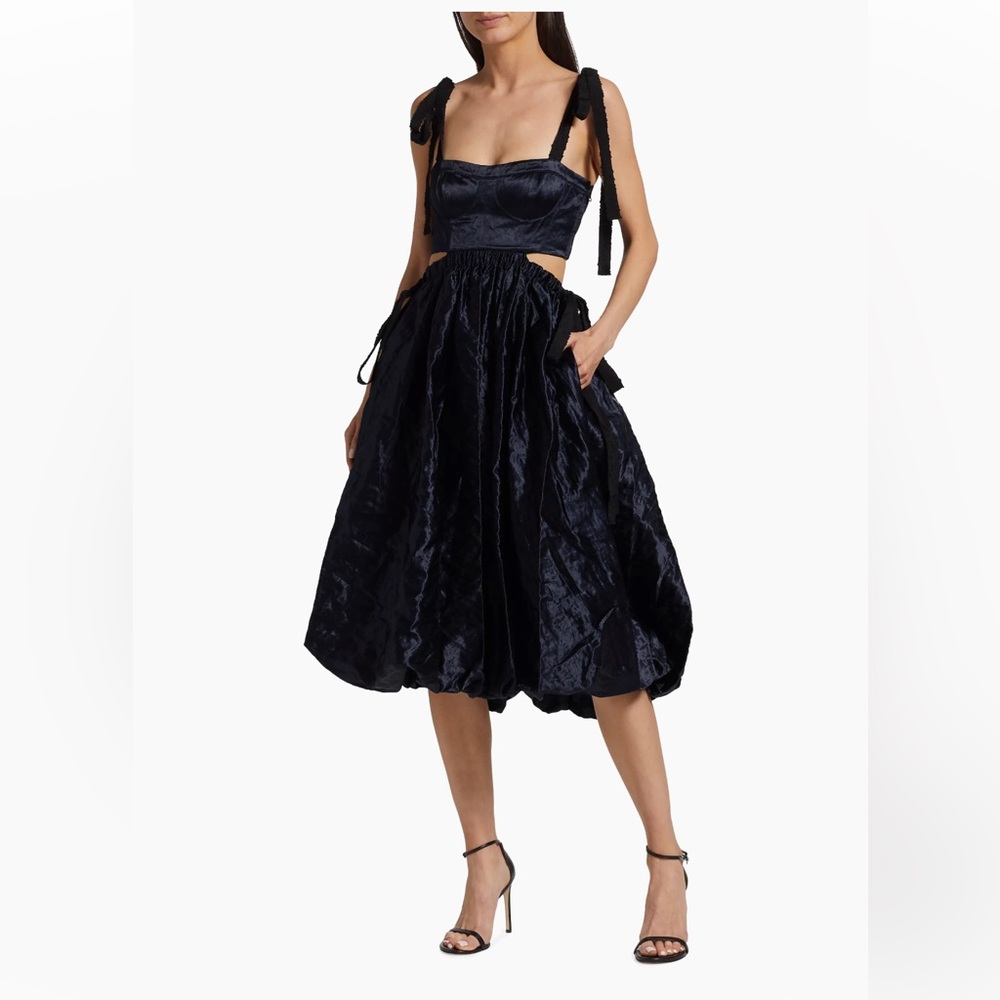 Ulla Johnson Gabrielle Cut-Out Bustier Dress